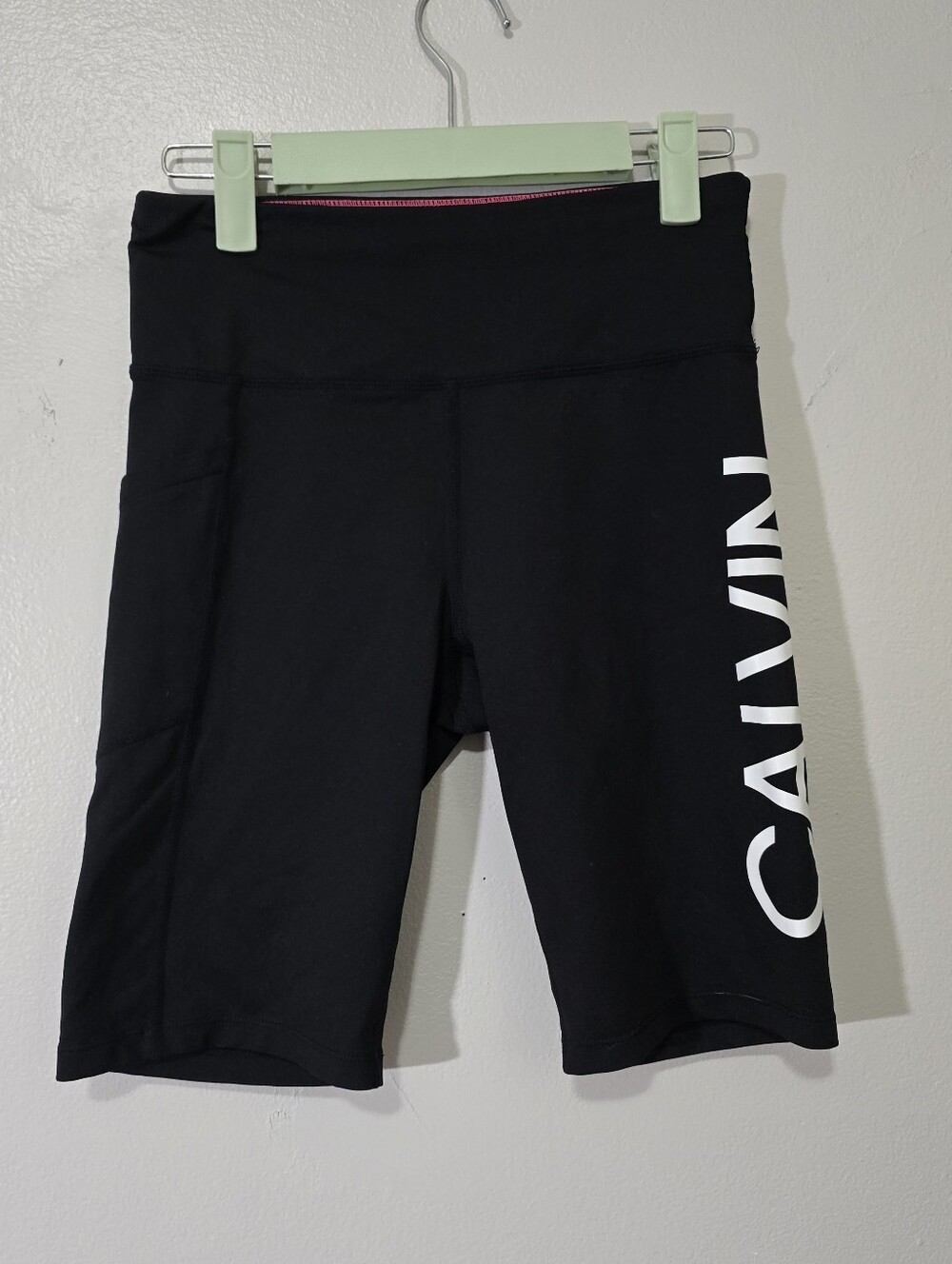 Calvin Klein High Rise Black Bike Shorts